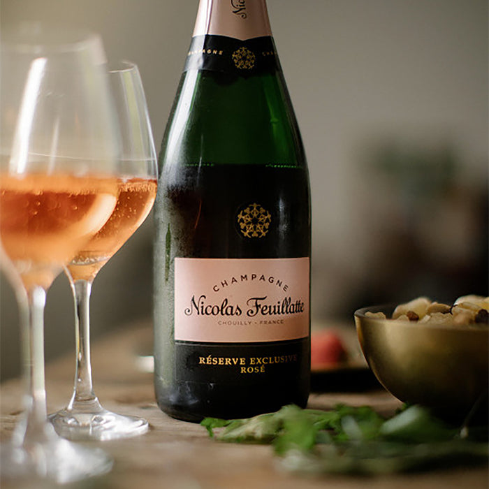 Nicolas Feuillatte Reserve Exclusive Rose Champagne 750ml